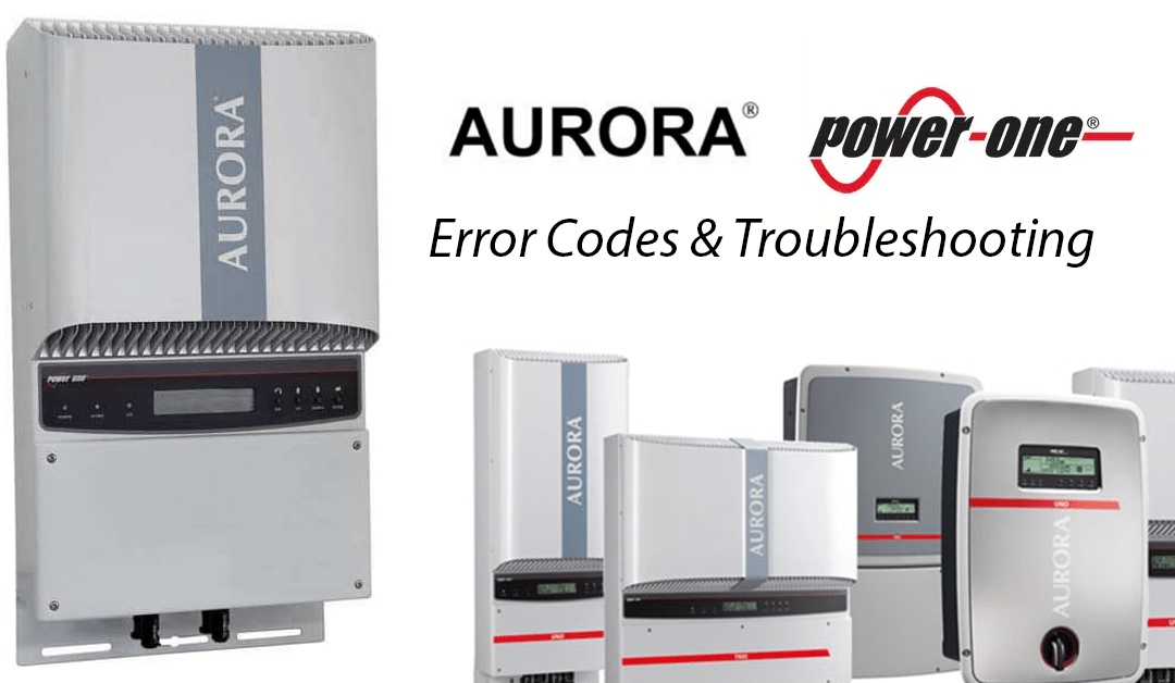 aurora power one inverter error codes