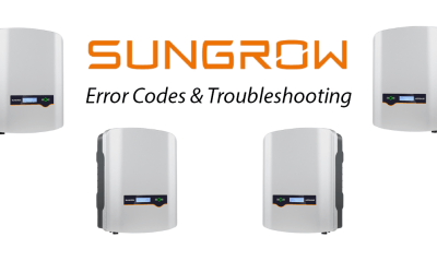 Troubleshooting Sungrow Inverter Error Codes