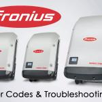 fronius error codes troubleshooting