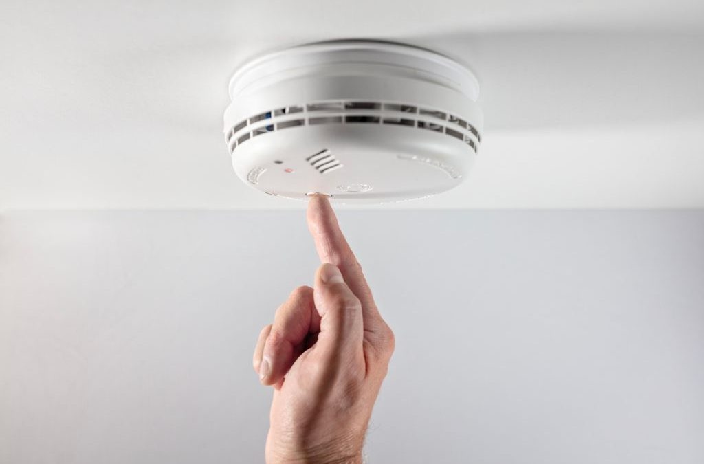 smoke alarm beeping